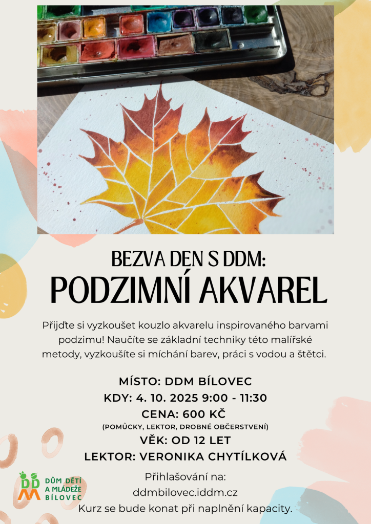 Bezva den s DDM - Podzimní akvarel