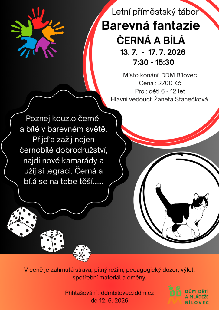 Barevná fantazie Černá a bílá