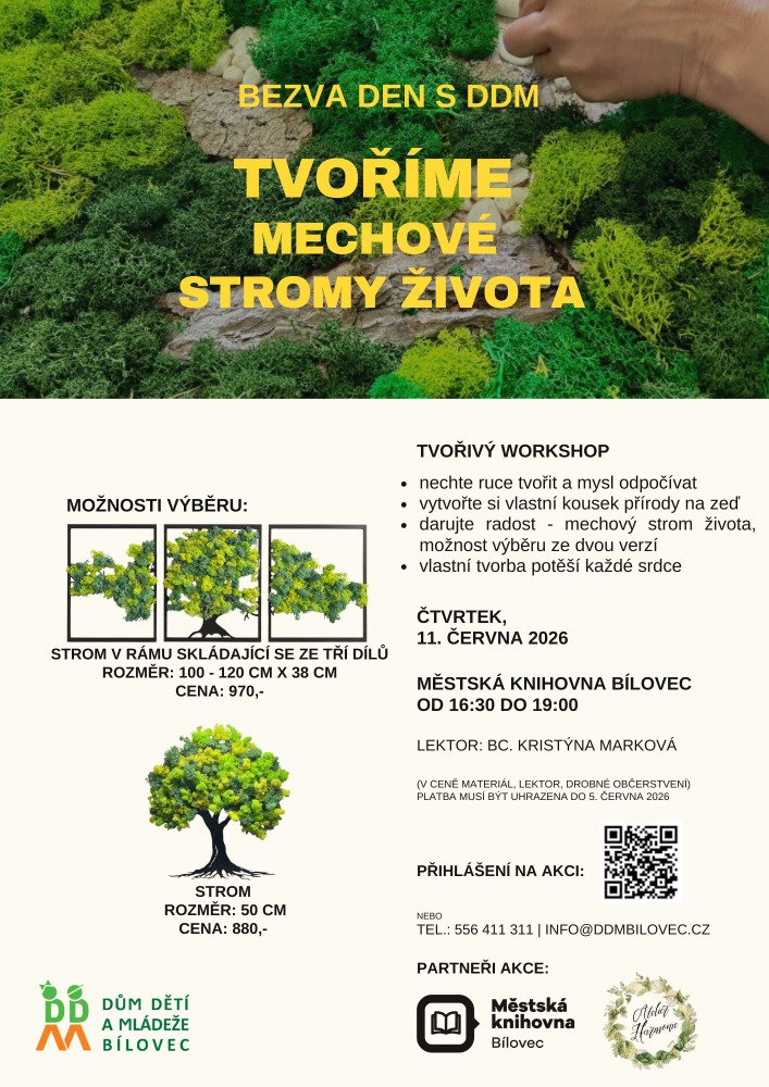 Tvoříme mechové stromy života