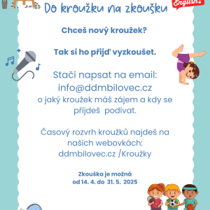 Do kroužku na zkoušku