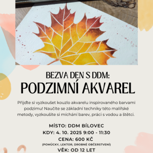 Bezva den s DDM - Podzimní akvarel