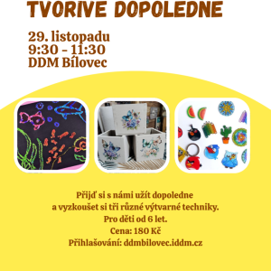 Bezva den s DDM - Tvořivé dopoledne