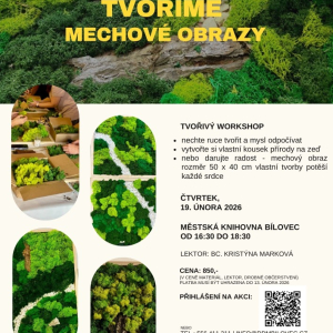 Bezva den s DDM - Tvoříme mechové obrazy