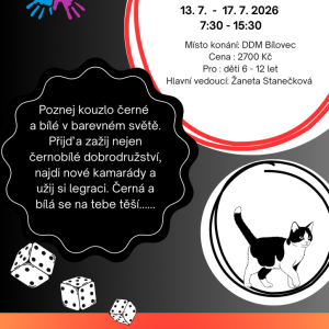 Barevná fantazie Černá a bílá