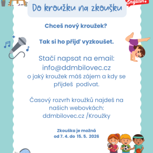 Do kroužku na zkoušku